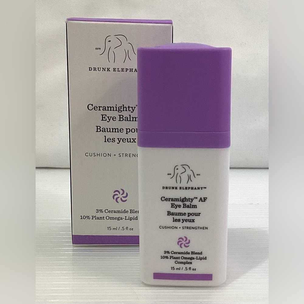 Drunk Elephant Ceramighty AF Eye Balm Cushion + Strength 15ml/ 0.5 Fl. Oz.